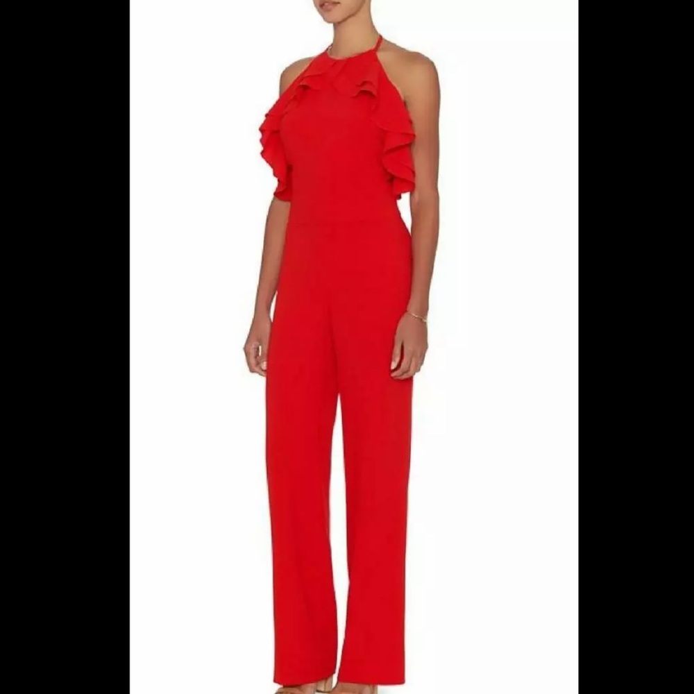 Intermix Red Jumpsuit NWT sz M. Open back.